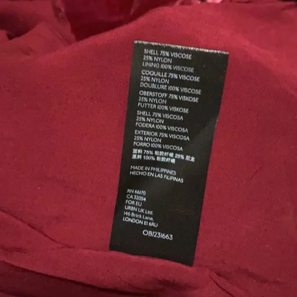 Anthropologie Connie Montie Velvet LinedSkirt sz10 - Picture 12 of 12